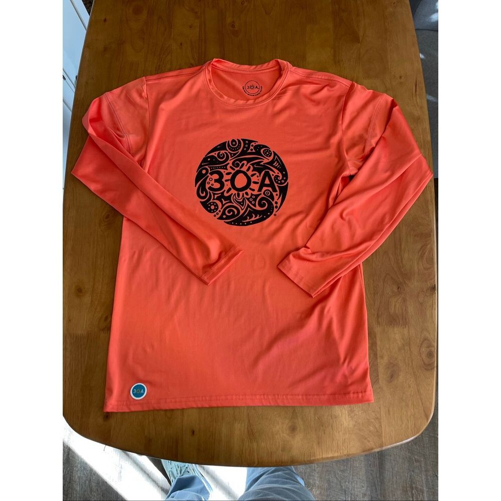 Comfort Colors 30A Orange Long Sleeve T Shirt Adult Size S Small